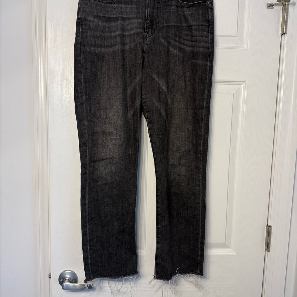 Frame Denim Charcoal Le High straight